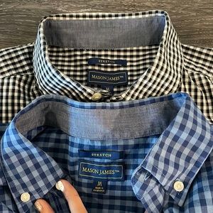 2 nice mason James dress shirts
